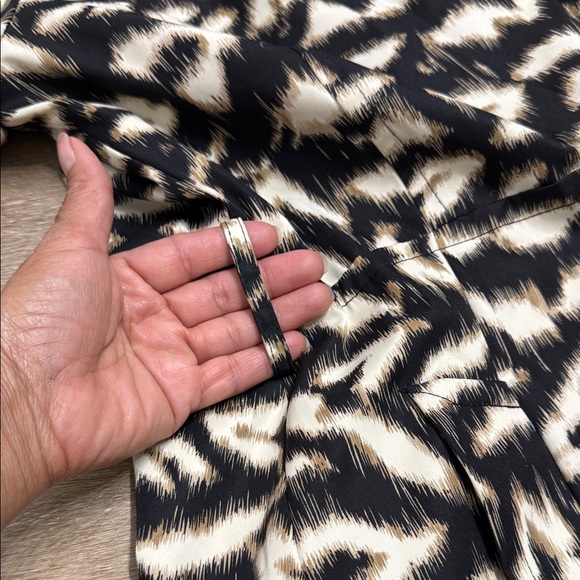 Sandro Studio Size S Leopard Animal Print Jacket Button Up Mid Length - Picture 12 of 12